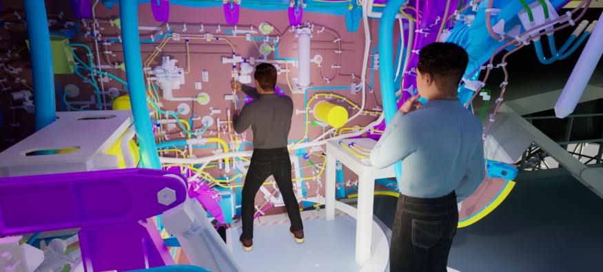 Training engineers through virtual reality