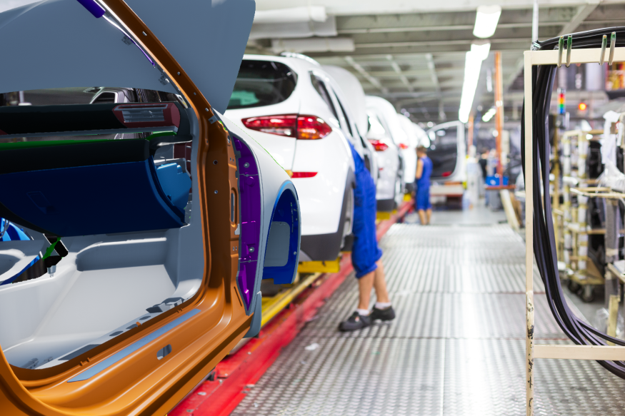 industry 5.0 production line in automobiles